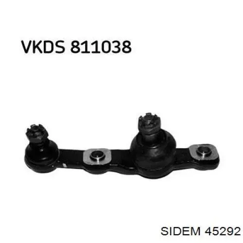 Кульова опора, нижня, ліва Sidem 45292 ціна, від 49.26 USD