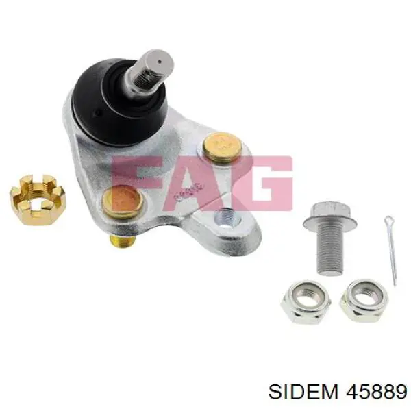 Кульова опора, нижня Sidem 45889 ціна, від 13.94 USD