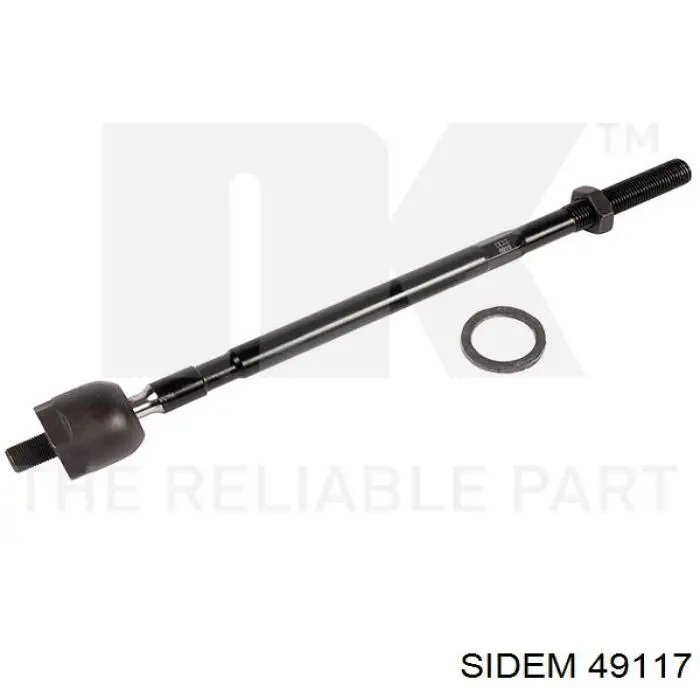 Тяга рульова поперечна Sidem 49117 ціна, від 12.67 USD