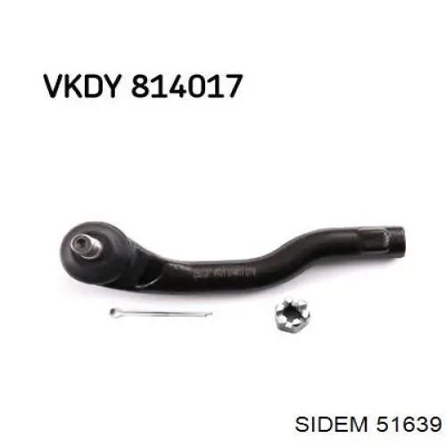 Наконечник рульовий Sidem 51639 ціна, від 11.52 USD