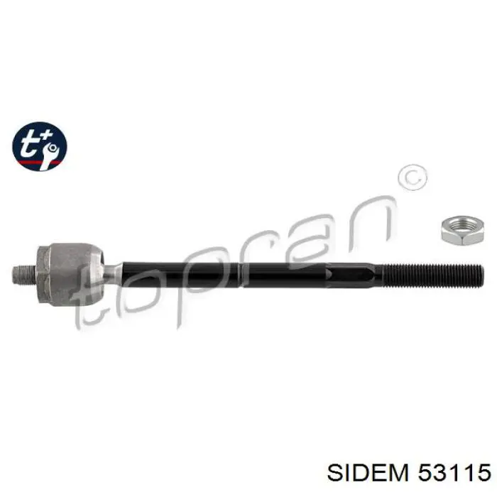 Тяга рульова поперечна Sidem 53115 ціна, від 12.51 USD