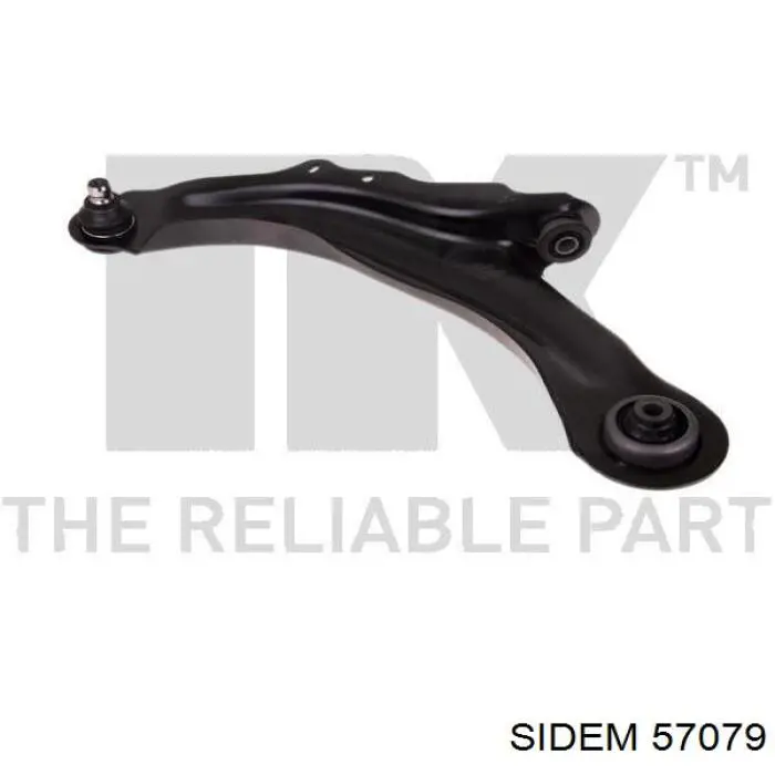 Важіль передньої підвіски нижній, правий Sidem 57079 ціна, від 30.54 USD