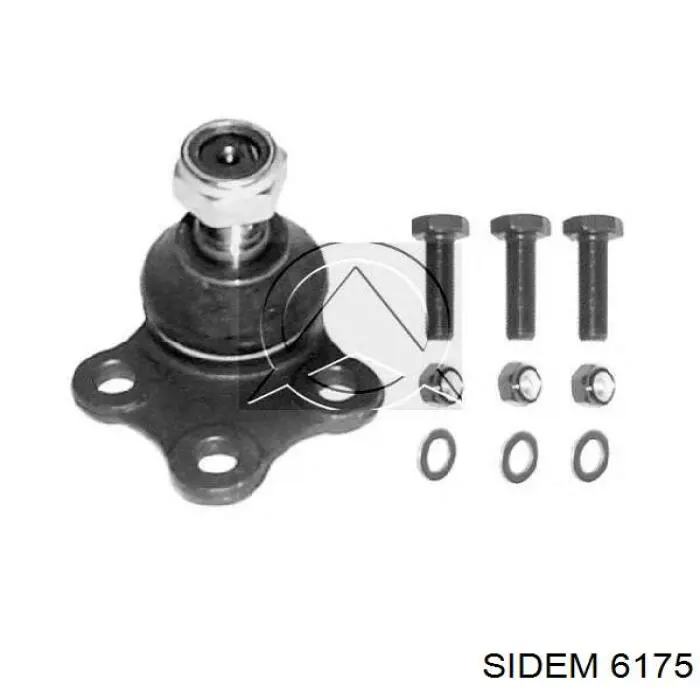 Важіль передньої підвіски нижній, правий Sidem 6175 ціна, від 58.30 USD