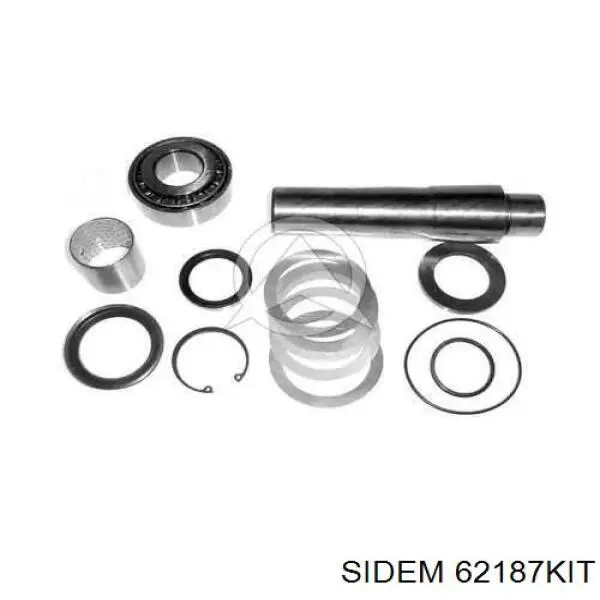 Ремкомплект шкворня поворотного кулака 62187KIT Sidem