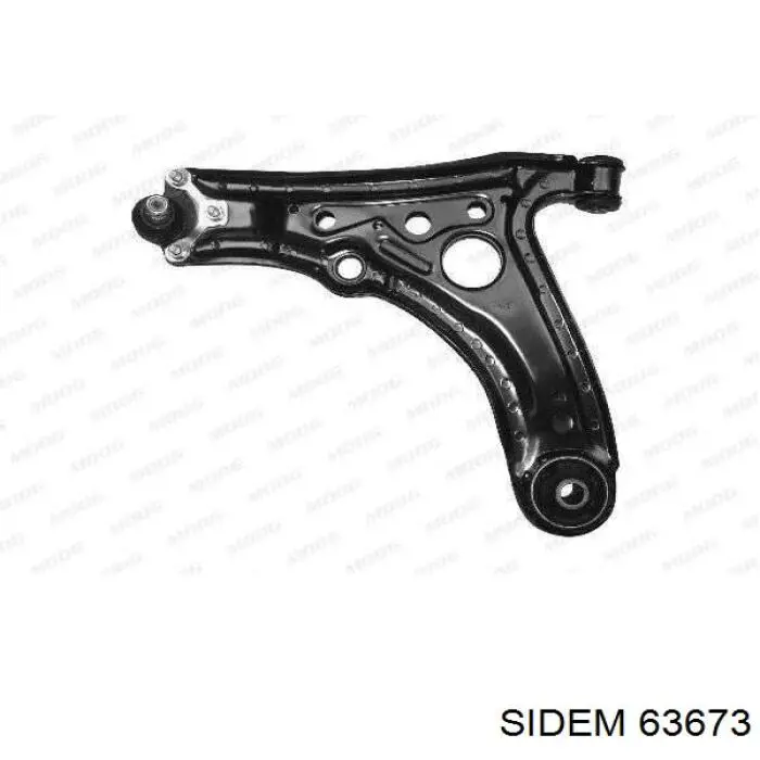Важіль передньої підвіски нижній, правий Sidem 63673 ціна, від 43.35 USD