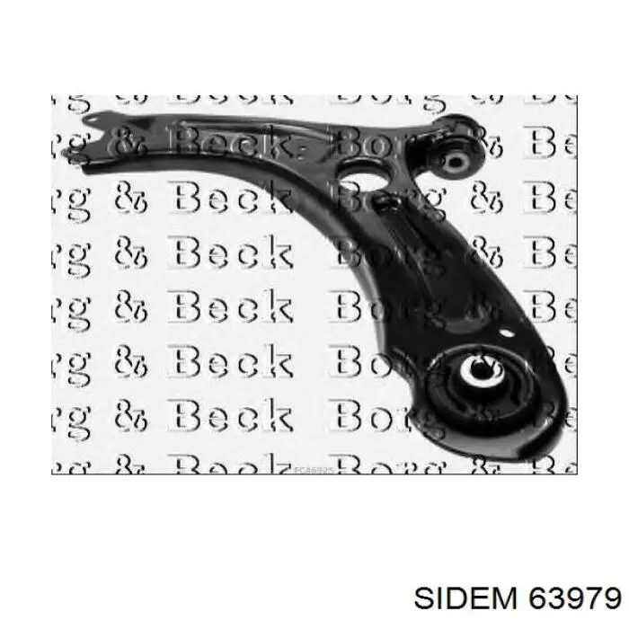 Важіль передньої підвіски нижній, правий Sidem 63979 ціна, від 42.88 USD