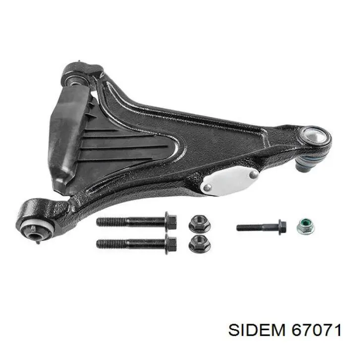 Важіль передньої підвіски нижній, правий Sidem 67071 ціна, від 68.71 USD
