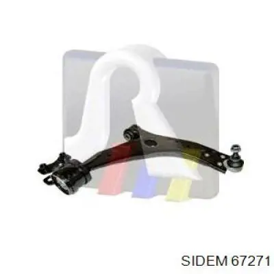 Правий важіль передній нижній підвіски Sidem 67271