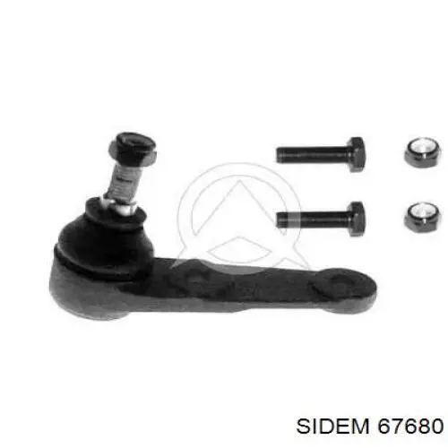 Кульова опора, нижня Sidem 67680 ціна, від 14.89 USD