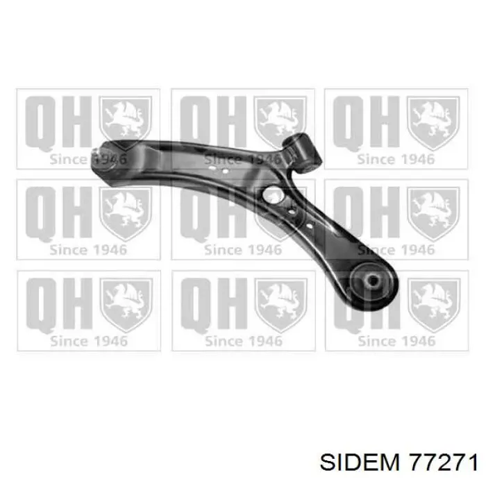 Важіль передньої підвіски нижній, правий Sidem 77271 ціна, від 42.39 USD