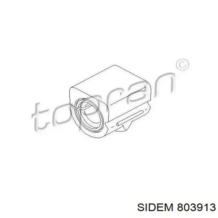 Втулка стабілізатора заднього Sidem 803913 ціна, від 5.03 USD