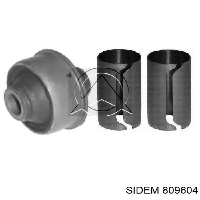 Сайлентблок нижнього важеля передньої підвіски Sidem 809604 ціна, від 5.63 USD