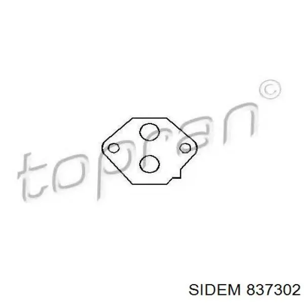Купити 837302 Sidem Сайлентблок задньої балки