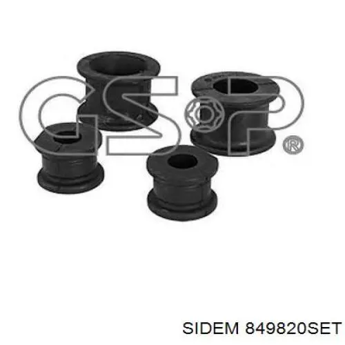 Купити 849820SET Sidem Втулка стабілізатора переднього, комплект