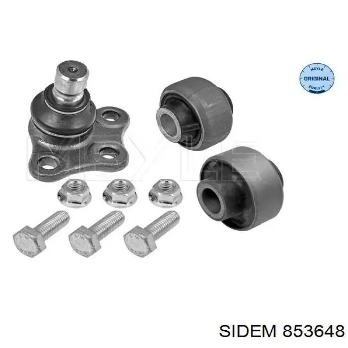 Сайлентблок нижнього важеля передньої підвіски Sidem 853648 ціна, від 12.43 USD
