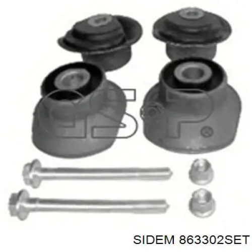 Сайлентблок задньої балки/підрамника Sidem 863302SET ціна, від 7.29 USD