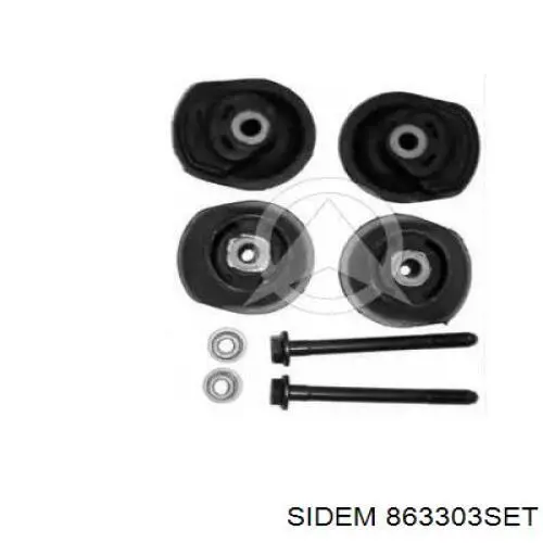 Сайлентблок задньої балки/підрамника Sidem 863303SET ціна, від 38.80 USD