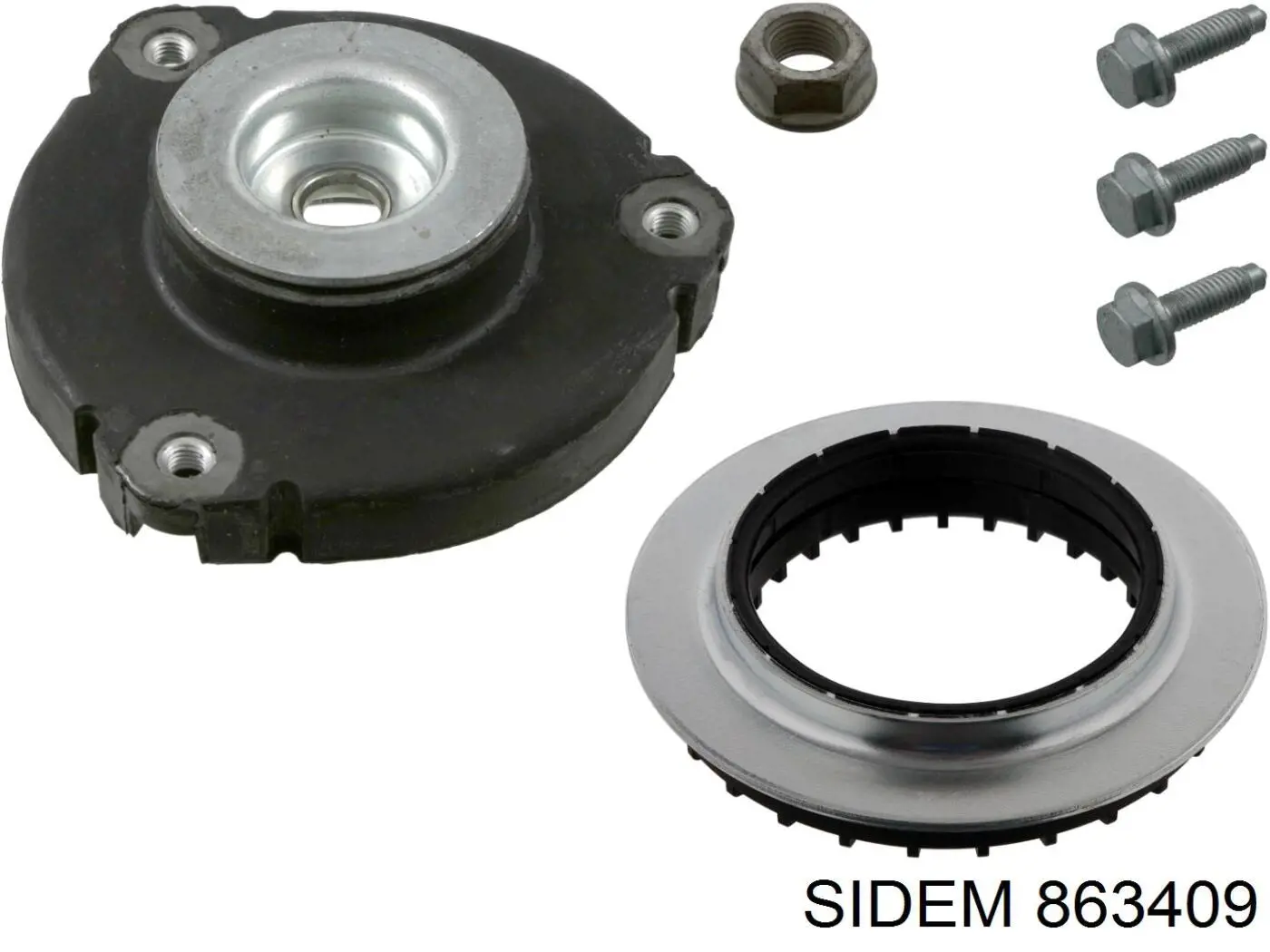 Опора стійки амортизатора переднього Sidem 863409 ціна, від 15.36 USD