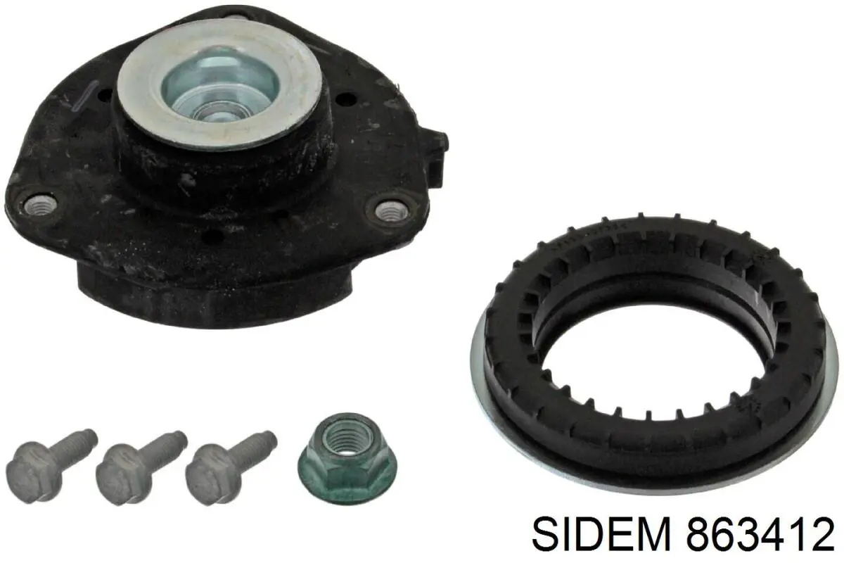 Опора стійки амортизатора переднього Sidem 863412 ціна, від 15.69 USD