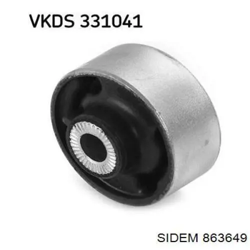 Сайлентблок нижнього важеля передньої підвіски Sidem 863649 ціна, від 10.35 USD