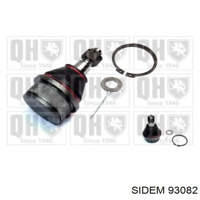 Кульова опора, нижня Sidem 93082 ціна, від 20.37 USD