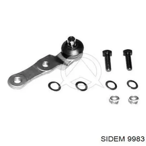 Кульова опора, нижня Sidem 9983 ціна, від 11.51 USD