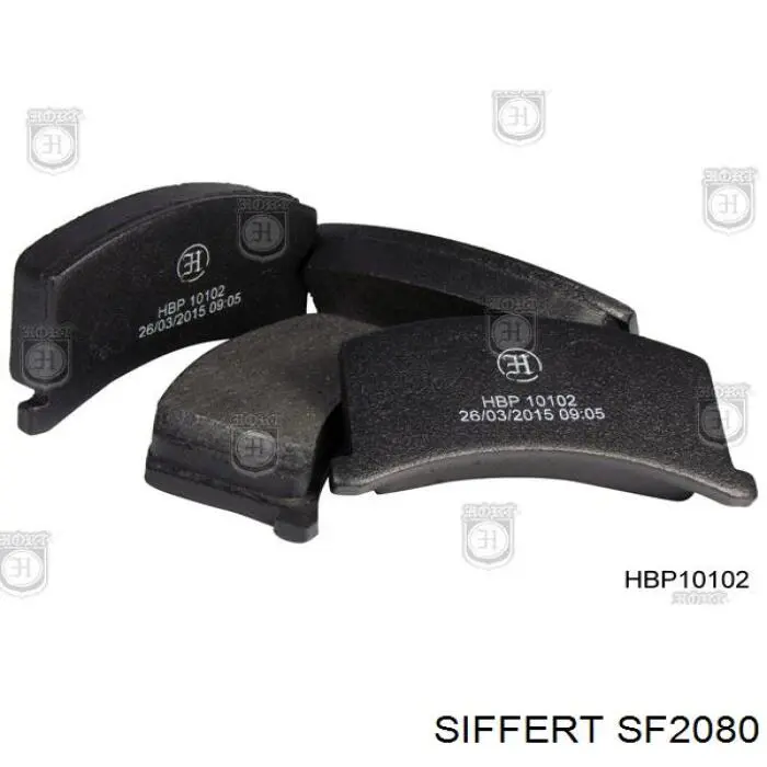 Гальмівні колодки Siffert SF2080 ціна, від 13.05 USD