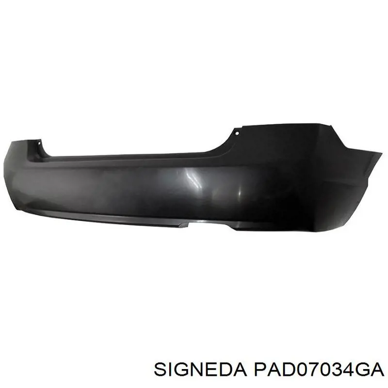 PAD07034GA Signeda Решітка переднього бампера, центральна