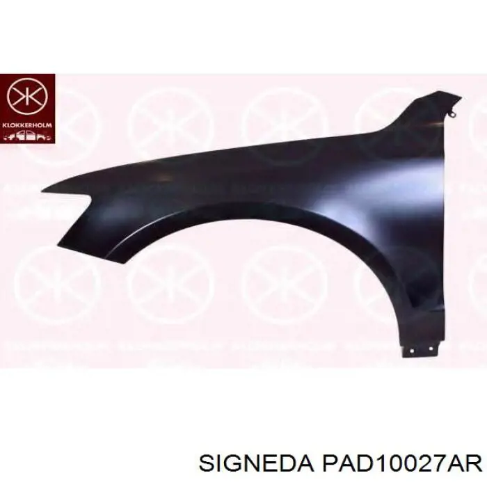 Крило переднє праве PAD10027AR Signeda