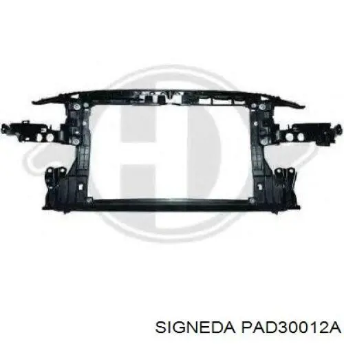PAD30012A Signeda супорт радіатора в зборі/монтажна панель кріплення фар