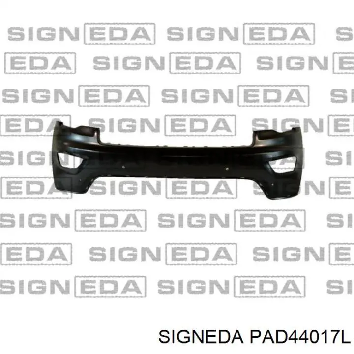 Направляюча переднього бампера, ліва PAD44017L Signeda