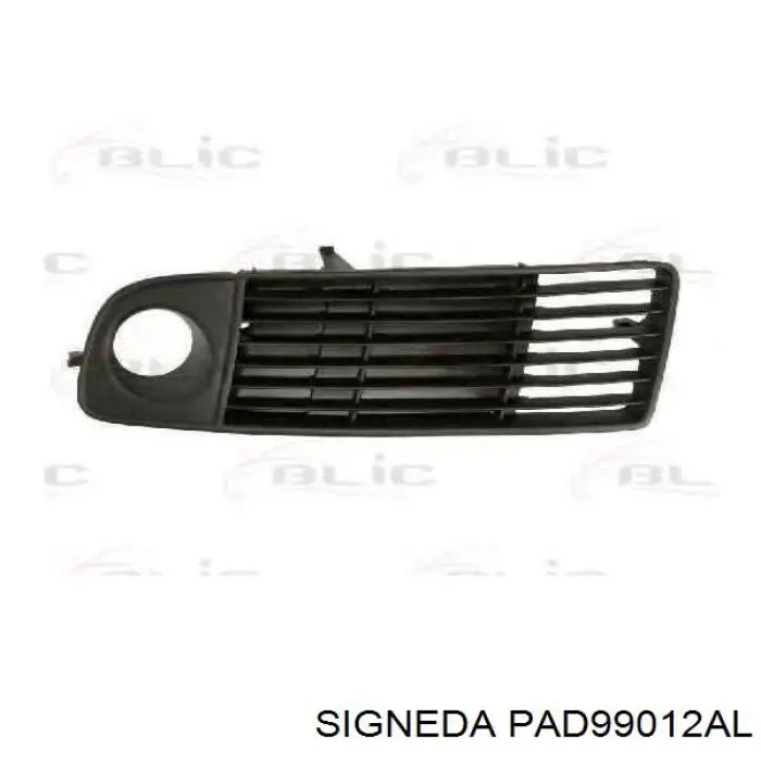 PAD99012AL Signeda заглушка/ решітка протитуманних фар бампера переднього, ліва