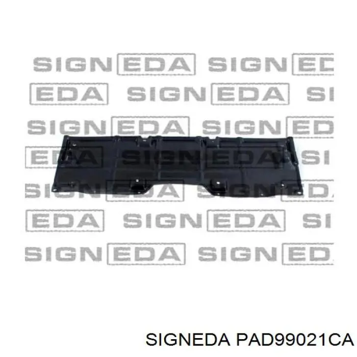 PAD99021CA Signeda заглушка бампера буксирувального гака, передня
