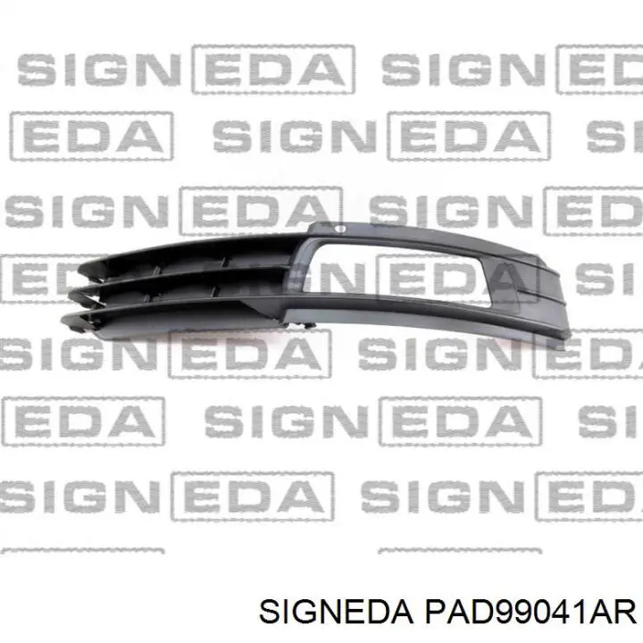PAD99041AR Signeda решітка переднього бампера, права
