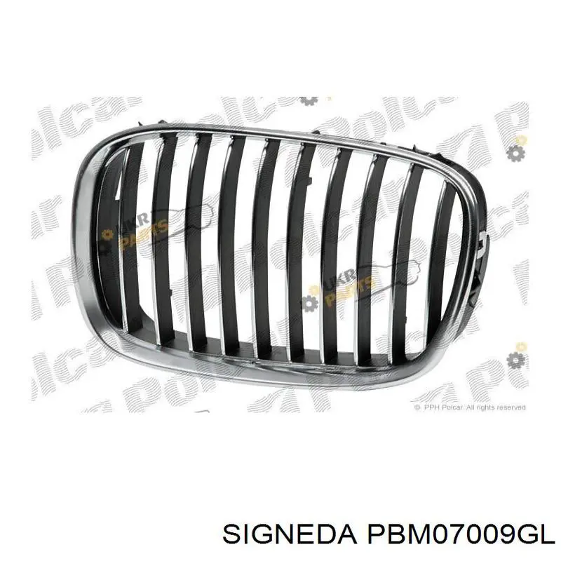 Купити PBM07009GL Signeda Решітка радіатора ліва