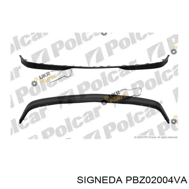 Купити PBZ02004VA Signeda Нижня накладка на передній бампер