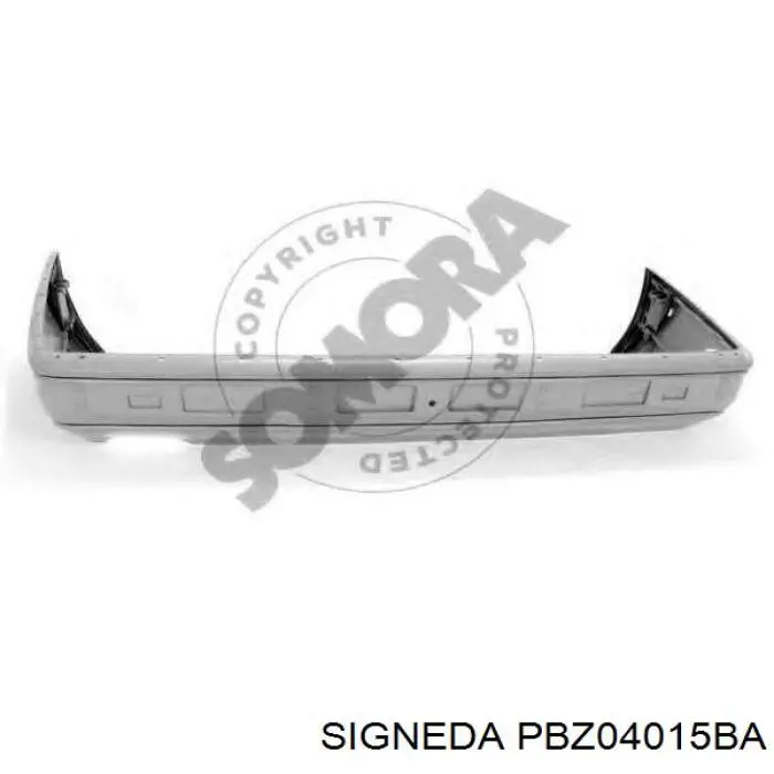 Купити PBZ04015BA Signeda Задній бампер