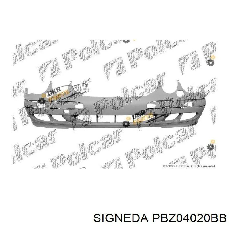 Передній бампер BZ04020BB TYG