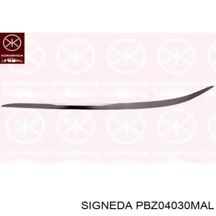 PBZ04030MAL Signeda ободок/окантовка фари протитуманної, лівий