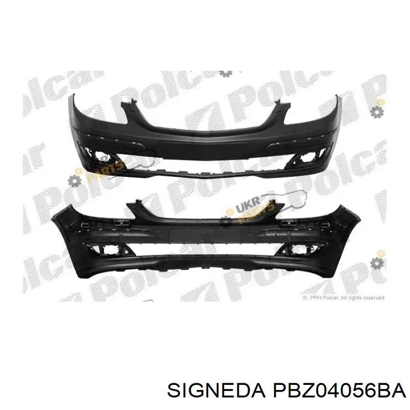 Передній бампер PBZ04056BA Signeda
