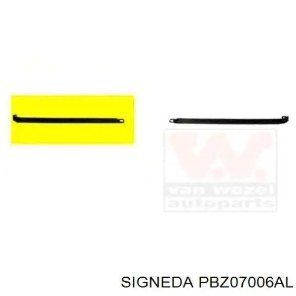 PBZ07006AL Signeda Вія (накладка) лівої фари