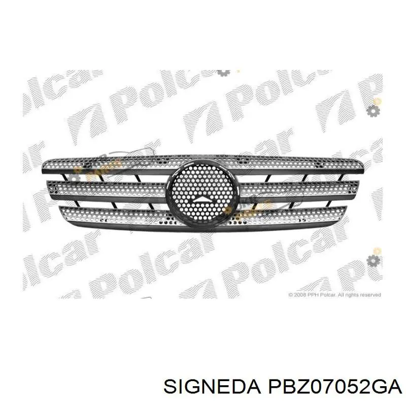 5044051 Polcar Решітка радіатора