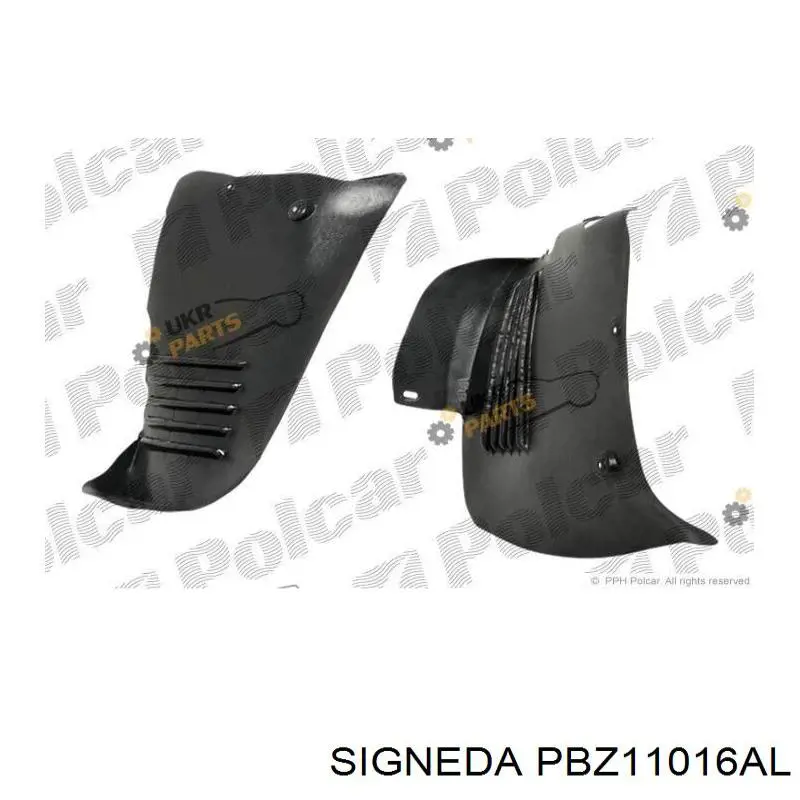 Підкрилок переднього крила, лівий Signeda PBZ11016AL ціна, від 15.20 USD