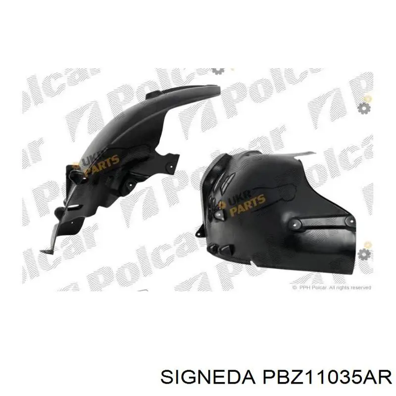 Підкрилок переднього крила, правий передній FPS FP4610388 ціна, від 16.69 USD