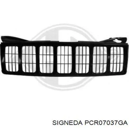 Облицювання радіатора Signeda PCR07037GA ціна, від 99.71 USD