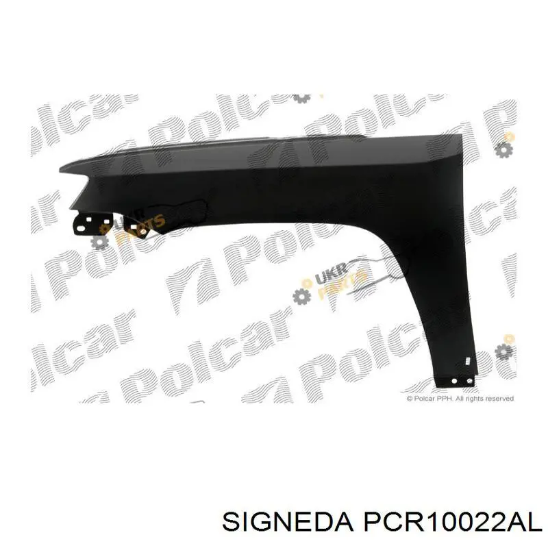 Ліве переднє крило Polcar 341502 ціна, від 46.96 USD