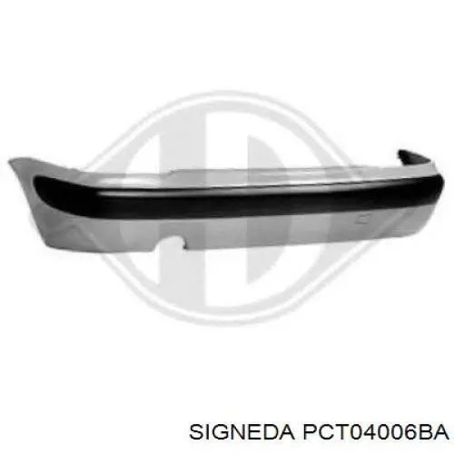 Передній бампер PCT04006BA Signeda