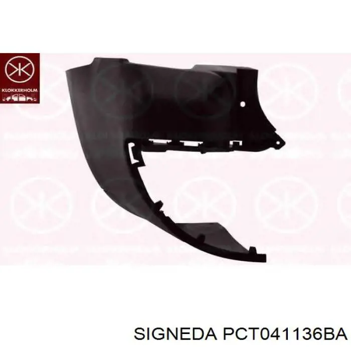 Бампер задній, центральна частина Peugeot/Citroen 7410GH ціна, від 81.67 USD