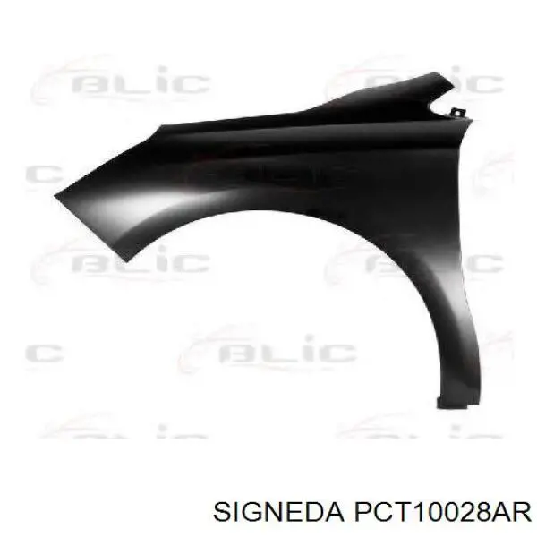 00007841AX Peugeot/Citroen крило переднє праве