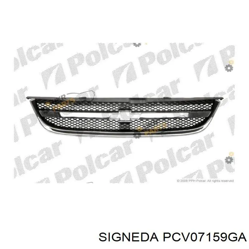 Решітка радіатора PCV07159GA Signeda